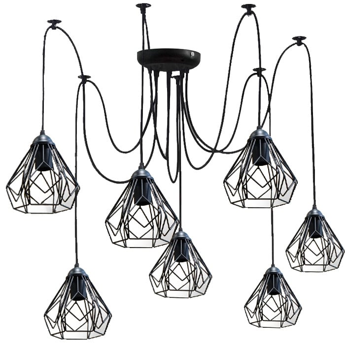 Люстра-паук MSK ELECTRIC Milan NL 538-7