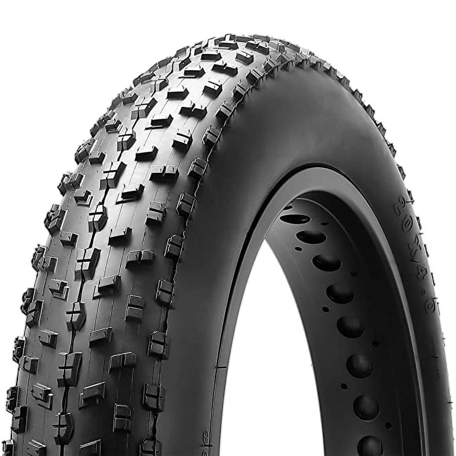 Велопокрышка JILUER 26"x4.0" с кевларовым кордом для фетбайка Fat Bike Черный (ZTT-JLR-6403)