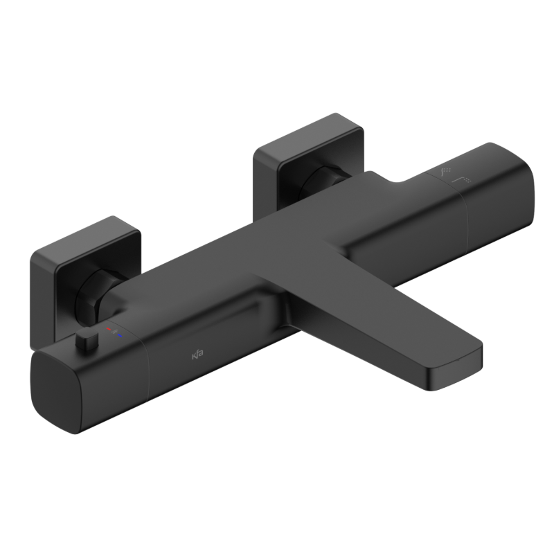 Смеситель для душа KFA Armatura Malaga термостатический Черный (5754-010-81)