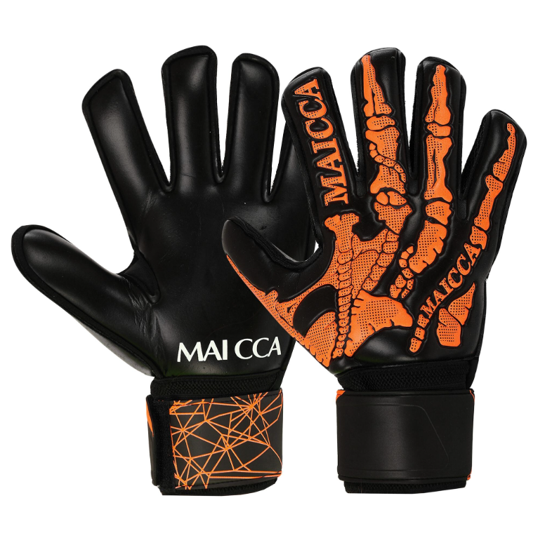 Рукавички воротарські SP-Sport із захистом пальців (932_Чорний-оранжевий_8) Рукавички воротарські SP-Sport із захистом пальців (932_Чорний-оранжевий_8)
