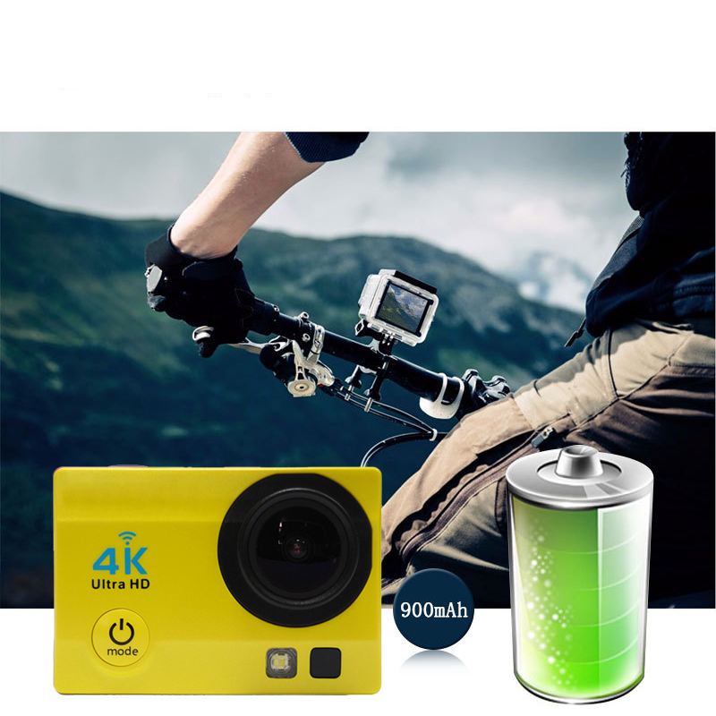 Екшн-камера Action Camera QH30 з аквабоксом Жовтий - фото 12