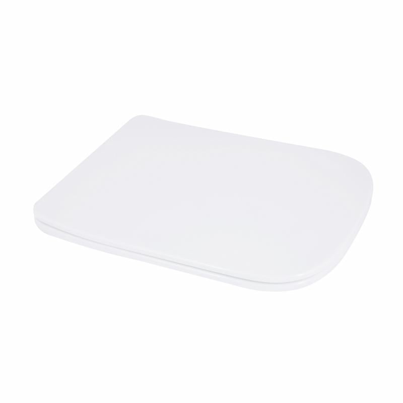 Сидіння для підлогового унітаза Aries Slim Duroplast Quick Release з мікроліфтом 445х360х30 мм White