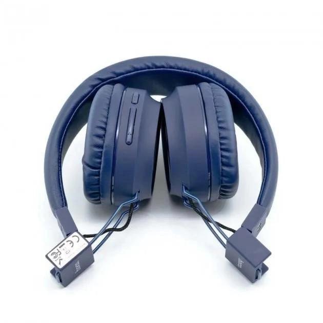 Наушники беспроводные HOCO W25 Promise Wireless Headphones Bluetooth Blue (000248) - фото 5