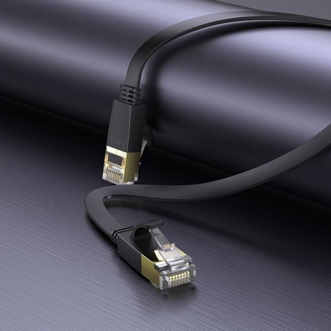 Кабель мережевий Hoco RJ45 US07 General 20 м Black (020459) - фото 4