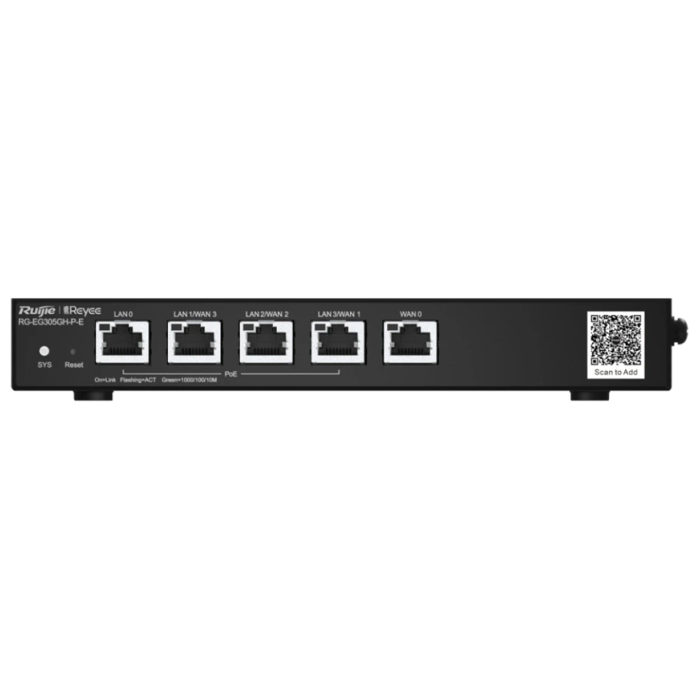 Маршрутизатор Ruijie Reyee RG-EG305GH-P-E PoE з хмарним керуванням (35441114)