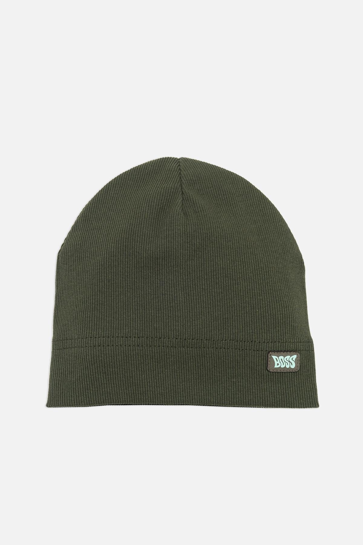 Шапка для мальчика 48-50 см Хаки (ЦБ-00271327) Шапка для мальчика 48-50 см Хаки (ЦБ-00271327)