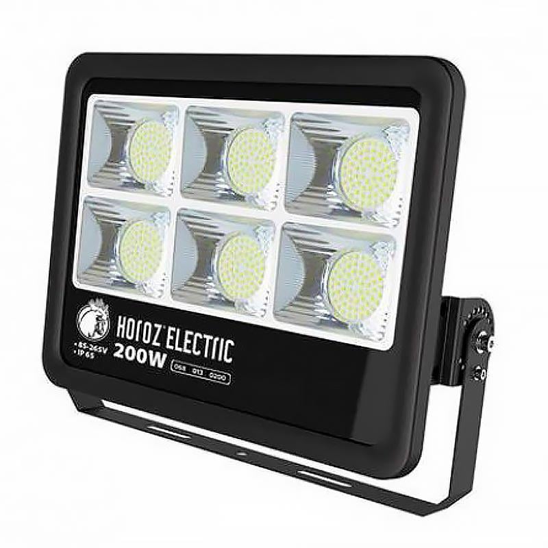 Прожектор светодиодный Horoz Electric Lion-200 200W 6400K холодный Черный