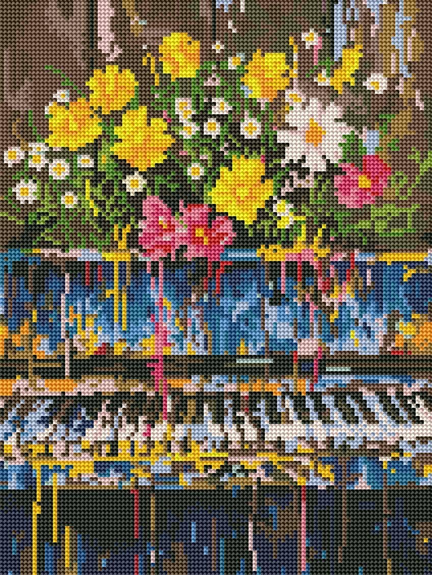 Алмазна мозаїка Brushme Експресія музики 30x40 см (RDBS7003) Алмазна мозаїка Brushme Експресія музики 30x40 см (RDBS7003)