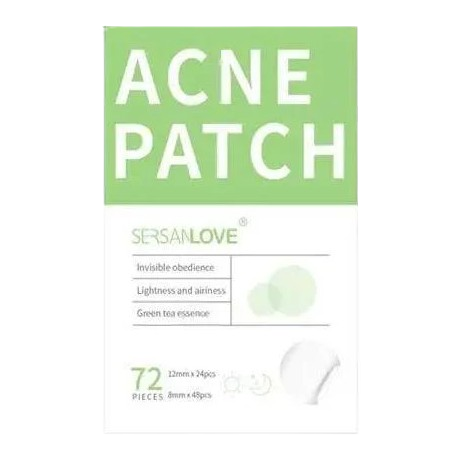 Патчи от прыщей Sersanlove Зеленый чай 72 шт. (13731)
