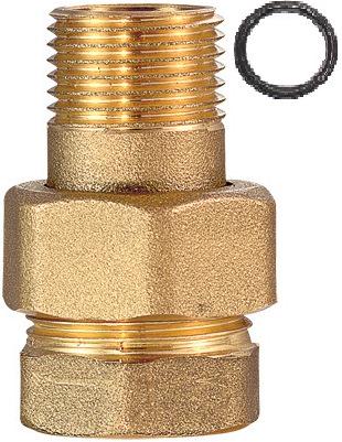 Американка прямая IVR ВЗ 1/2" с уплотнительным кольцом.