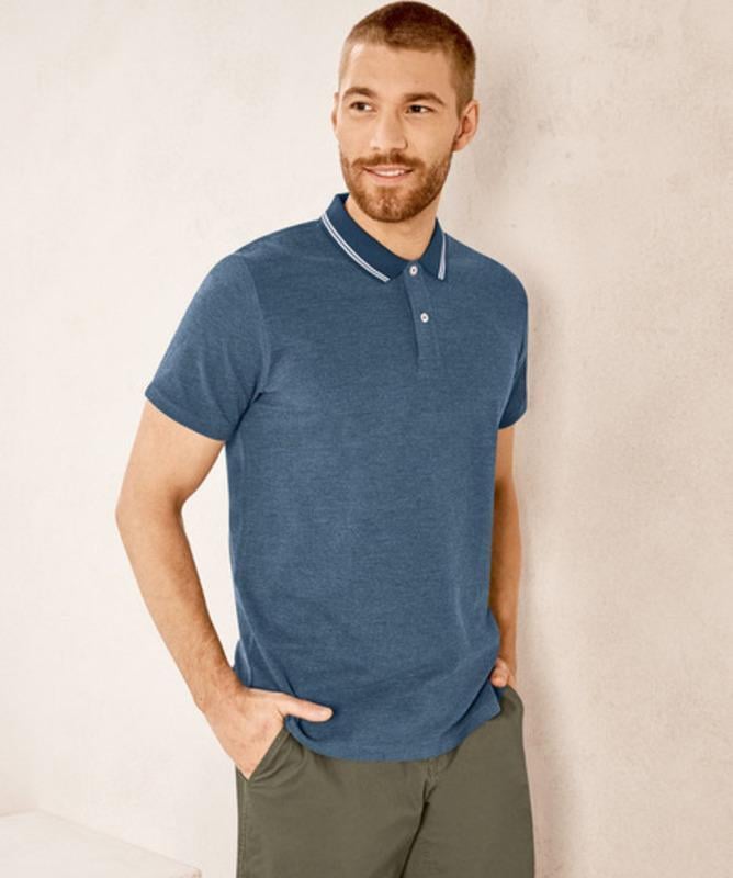 Поло мужскoe Livergy S Синий (PL0004M045)