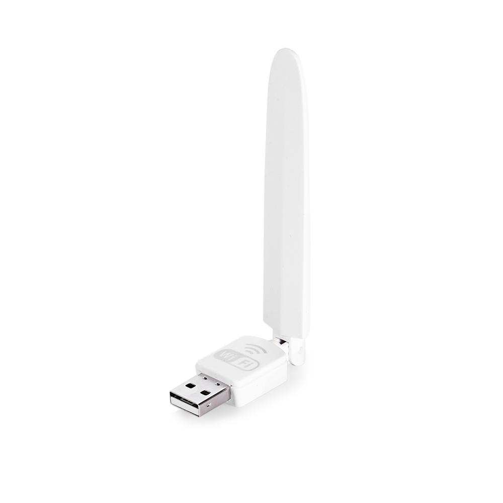 Бездротовий мережевий адаптер Voltronic LV-UW10S -2DB 8188 Wi-Fi-USB 2,4 GHz з антеною 10 см (06915)