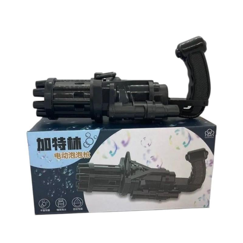 Пулемет игрушечный Gatling генератор мыльных пузырей Черный (950WJ) - фото 2 Пулемет игрушечный Gatling генератор мыльных пузырей Черный (950WJ) - фото 2