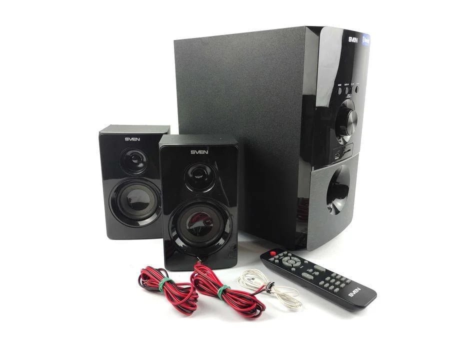 Акустическая система Sven MS-2050 55 Вт с пультом Black (26712100) - фото 7