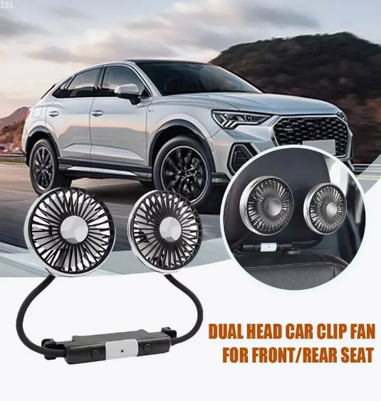 Вентилятор автомобільний від usb з регульованою швидкістю на підголовник (2601868509) - фото 5