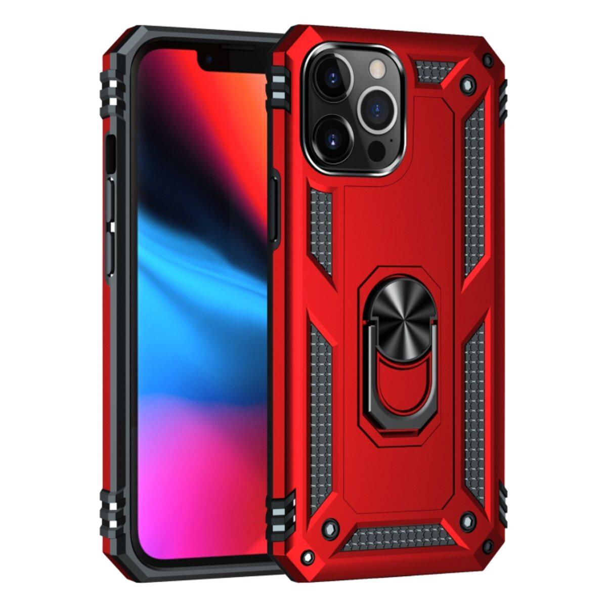 Противоударный чехол для Apple iPhone 13 Pro Max Cosmic Robot Ring / Red