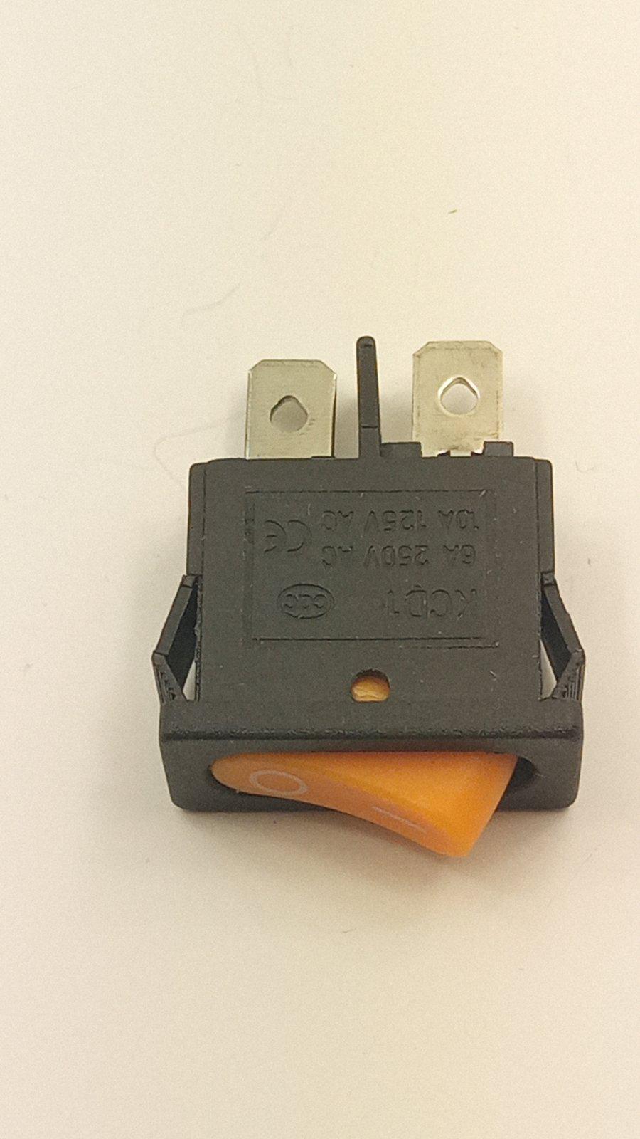 Вимикач Daier KCD1-101-12 ON-OFF 2pin 6A 250V (29153)