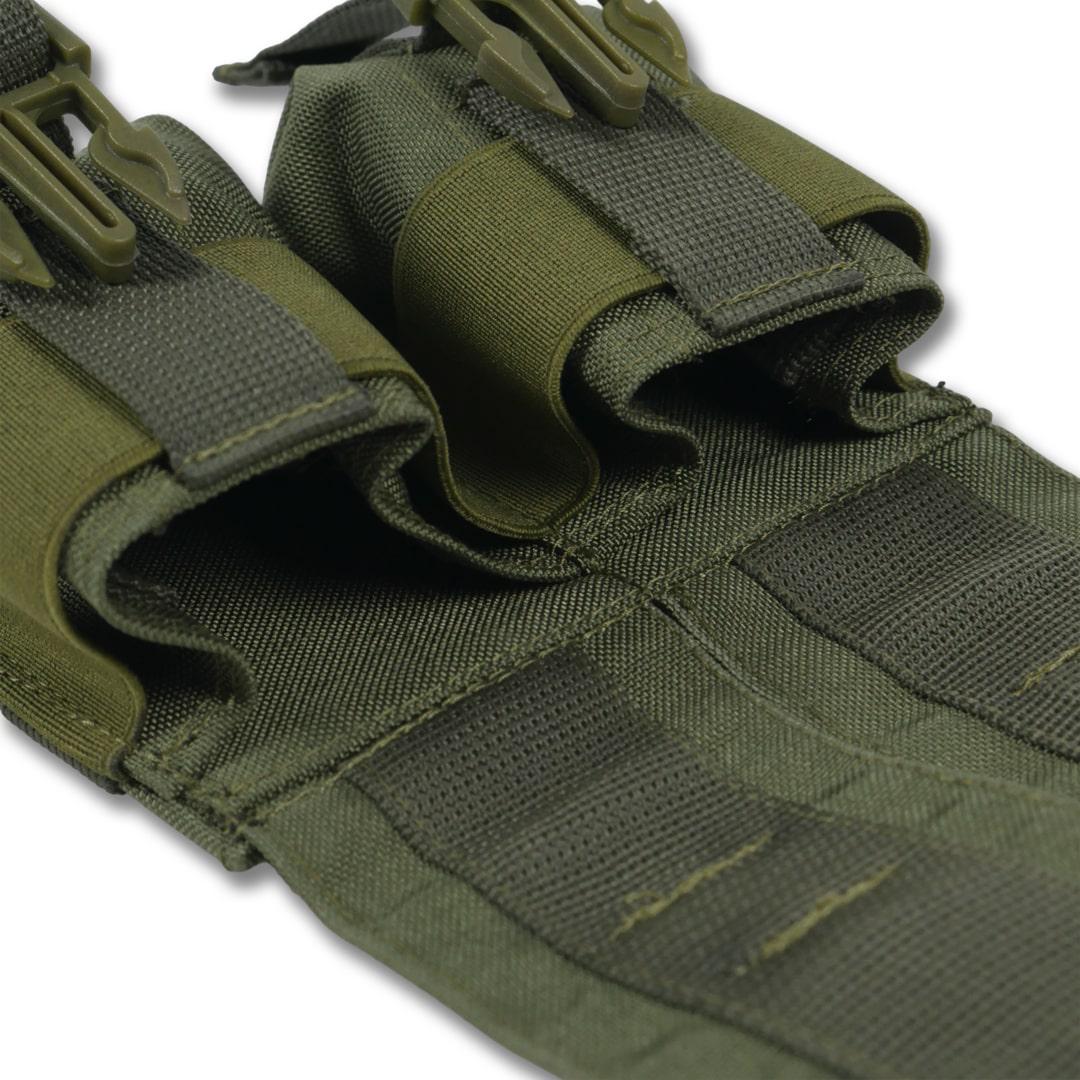 Подсумок Kiborg под 2 гранаты GU Double Mag Pouch Khaki (4072) - фото 4