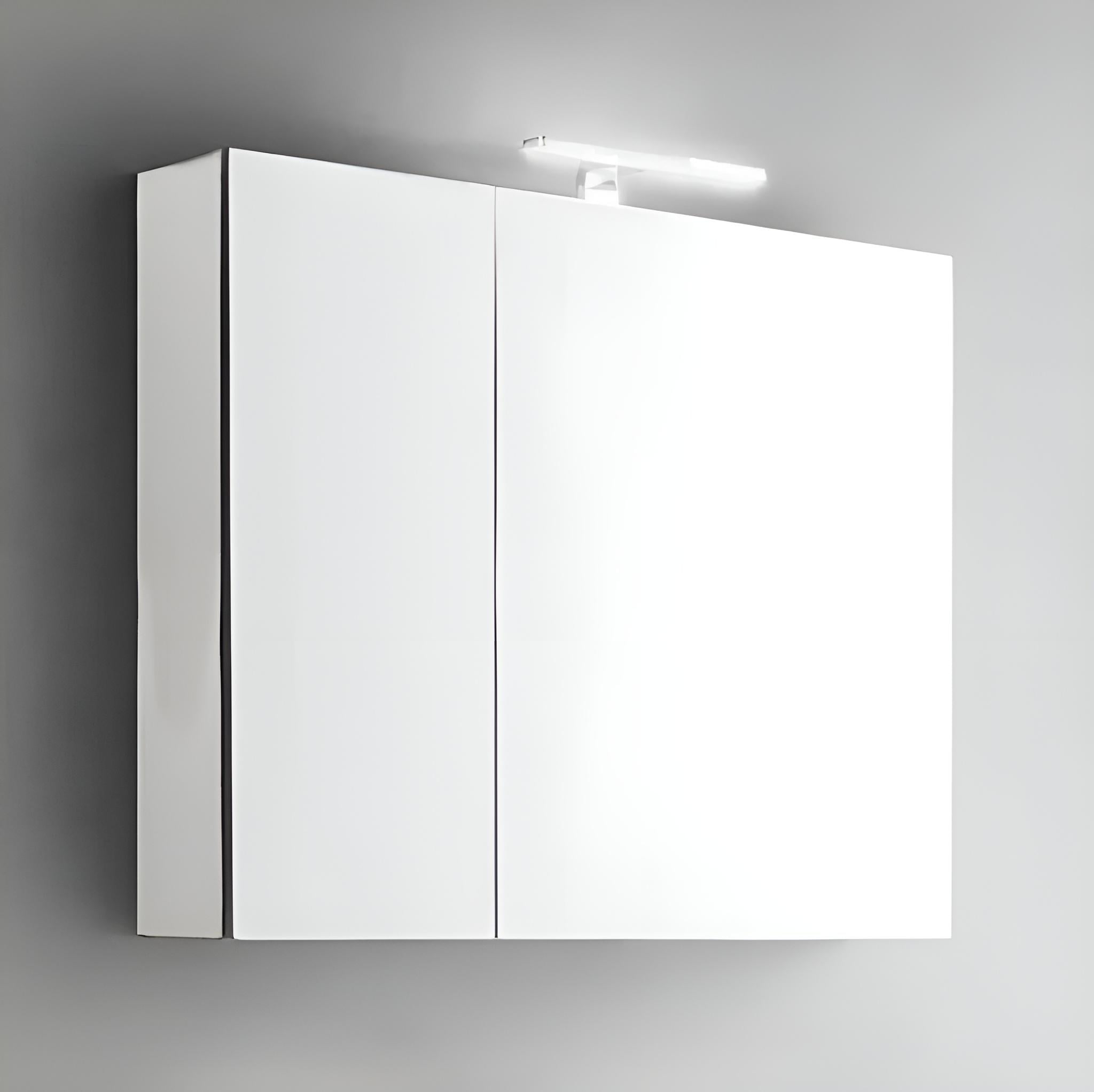 Шкаф зеркальный Petit Ho.me 100 80x73,4x18 см Bianco Lucido (SP80)