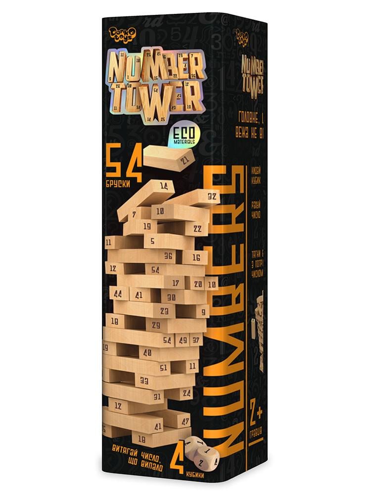 Настільна гра розвиваюча Danko Toys Number tower nt-01u (MTT-144491) Настільна гра розвиваюча Danko Toys Number tower nt-01u (MTT-144491)
