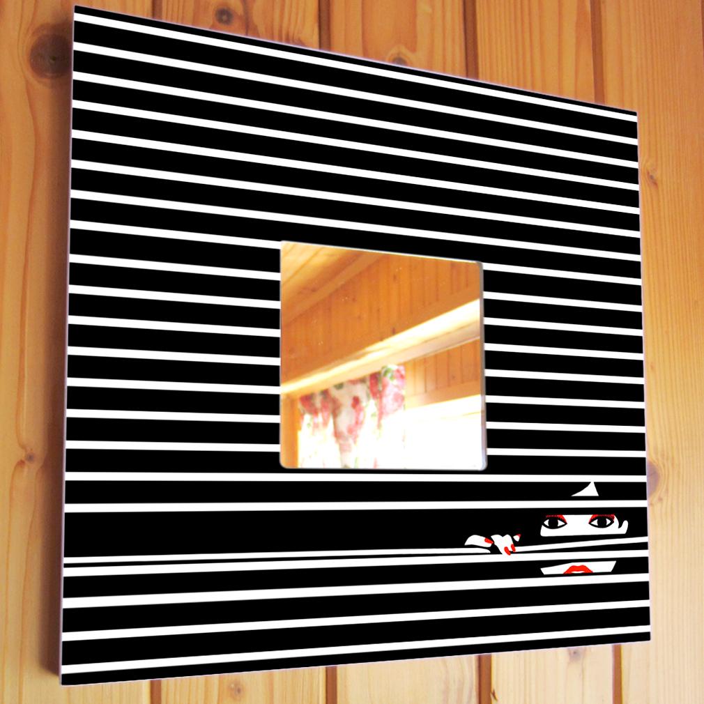 Зеркало декоративное Абстракция Жалюзи 260х260 мм (M00579) Зеркало декоративное Абстракция Жалюзи 260х260 мм (M00579)