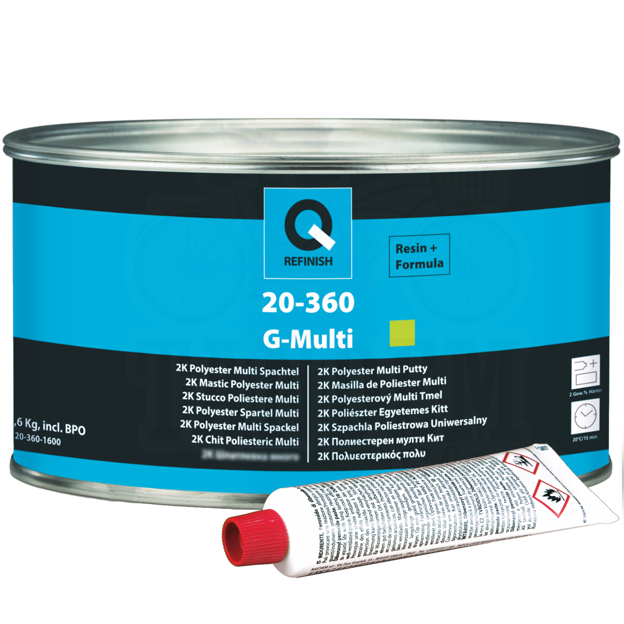 Шпаклевка универсальная полиэфирная Q-REFINISH 20-360 G-MULTI 1,6 кг