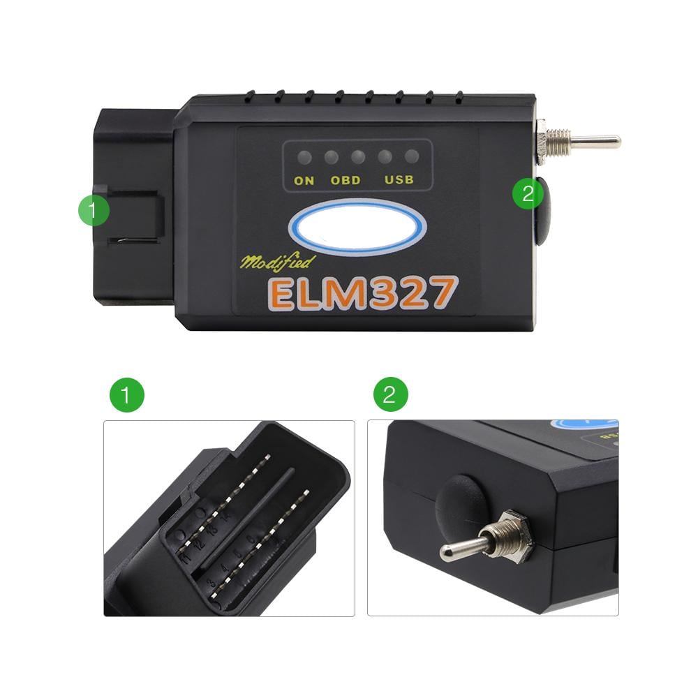 Автосканер діагностичний ELM 327 v.1.5 Bluetooth із перемикачем HS MS CAN для Ford/Mazda/FORScan (5640797) - фото 3 Автосканер діагностичний ELM 327 v.1.5 Bluetooth із перемикачем HS MS CAN для Ford/Mazda/FORScan (5640797) - фото 3