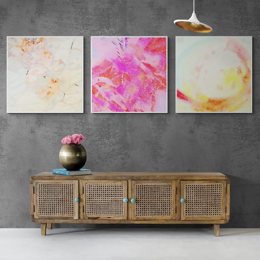 Картина модульная абстракция 3 модуля (mka23-5-2)