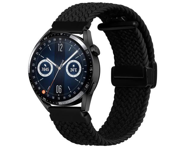 Ремешок Textile Elastic для смарт-часов Xiaomi Watch S1/S1 Pro/S1 Active 22 мм Черный