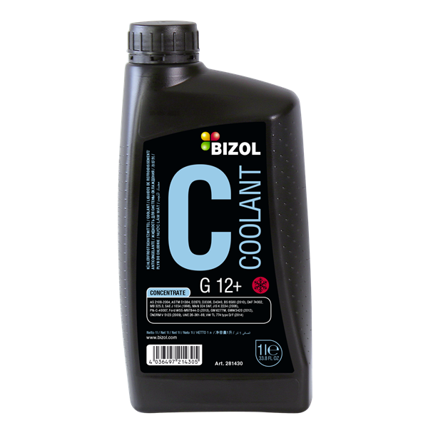 Антифриз концентрат Bizol Coolant G12+ 1 л