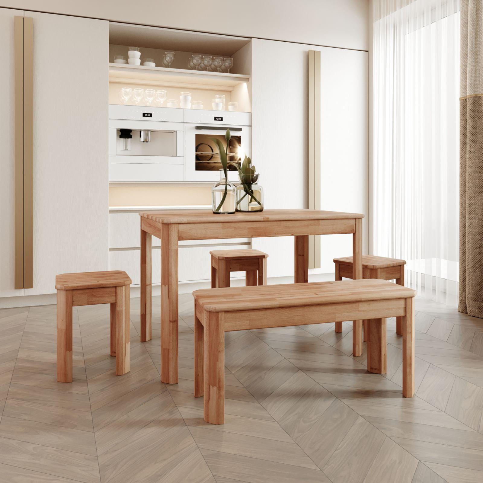 Стіл обідній BERLIN з масиву буку 750х750х750 мм - фото 2 Стіл обідній BERLIN з масиву буку 750х750х750 мм - фото 2