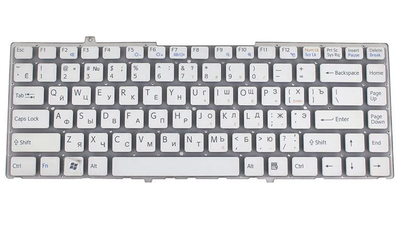 Клавиатура для ноутбука Sony VGN-FW Белый (184259)