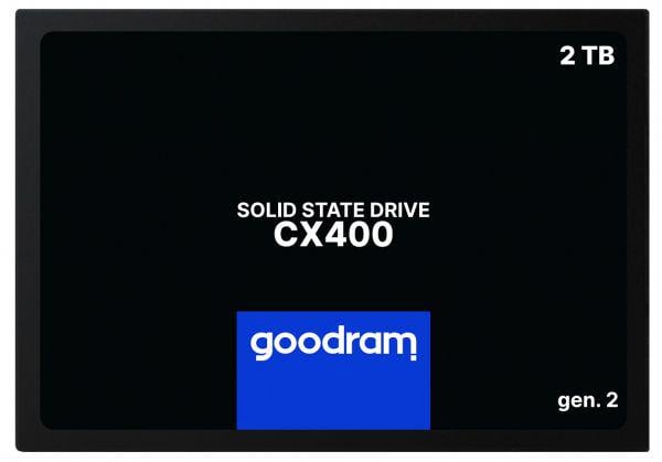 SSD-накопитель Goodram CX400 Gen.2 2Tb SATA3 2,5" TLC 3D (SSDPR-CX400-02T-G2)