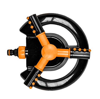 Ороситель вращающийся Bradas BLACK LINE с тремя регулируемыми рожками (ECO-1030)