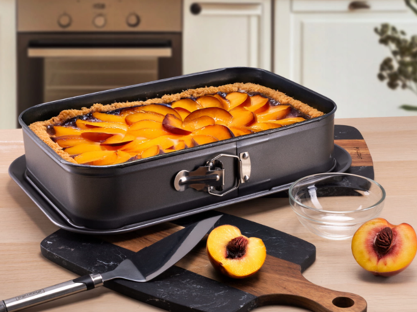 Форма для запікання Kamille Vizo зі змінним дном вуглецева сталь 39,5x28x8 см (6040) - фото 10 Форма для запікання Kamille Vizo зі змінним дном вуглецева сталь 39,5x28x8 см (6040) - фото 10