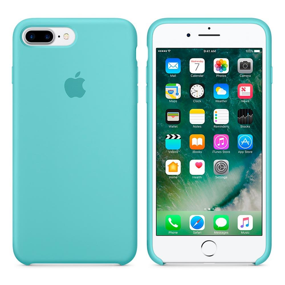 Чехол-накладка Apple Silicone Case for iPhone 7/8 Plus, Sea Blue (HC)