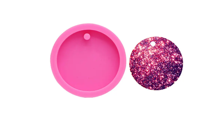 Молд силіконовий для брелка 4 см Рожевий (41162) - фото 2 Молд силіконовий для брелка 4 см Рожевий (41162) - фото 2