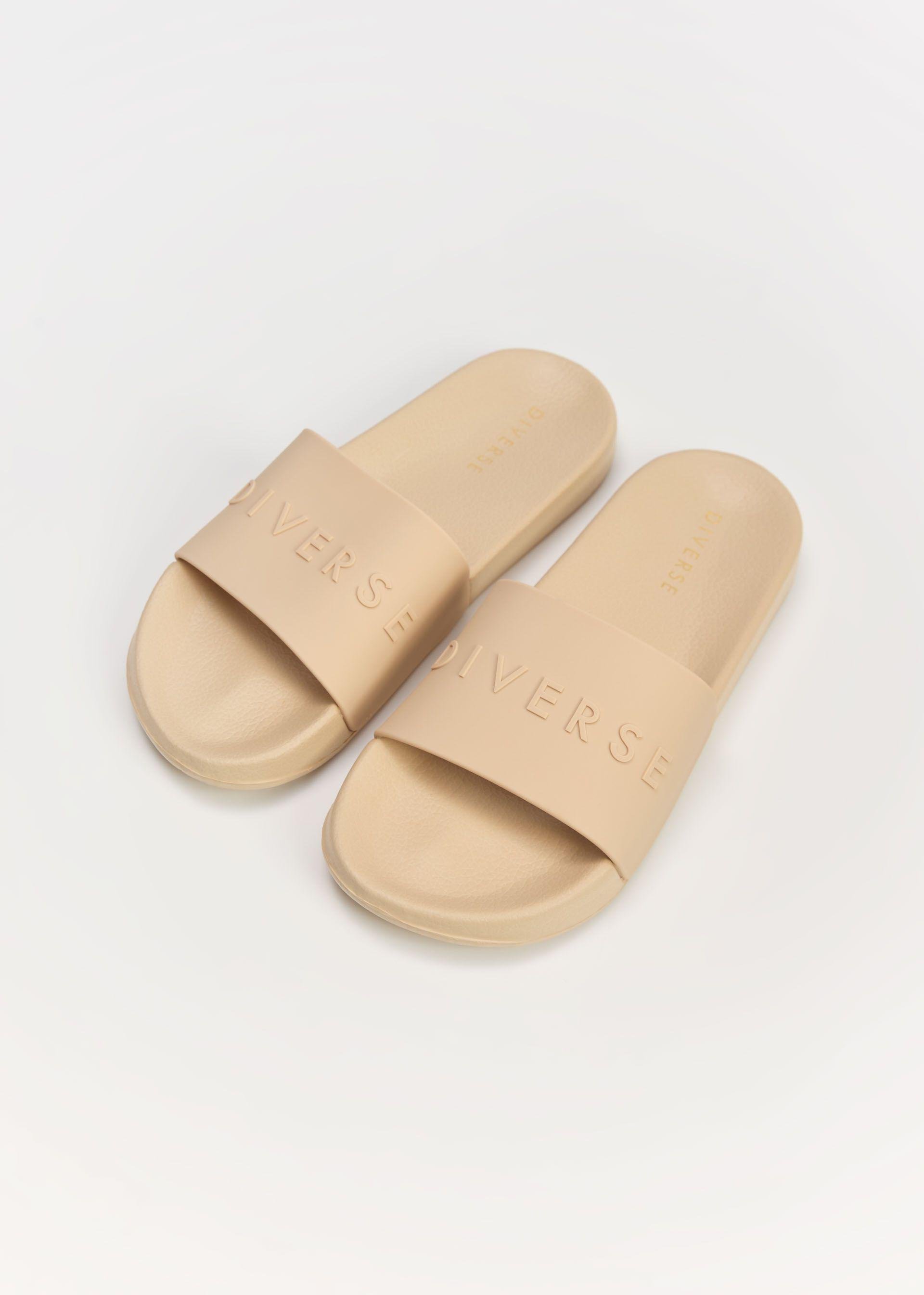 Шлепанцы женские для бассейна Diverse GRL р. 41 Бежевый (5905384148629)