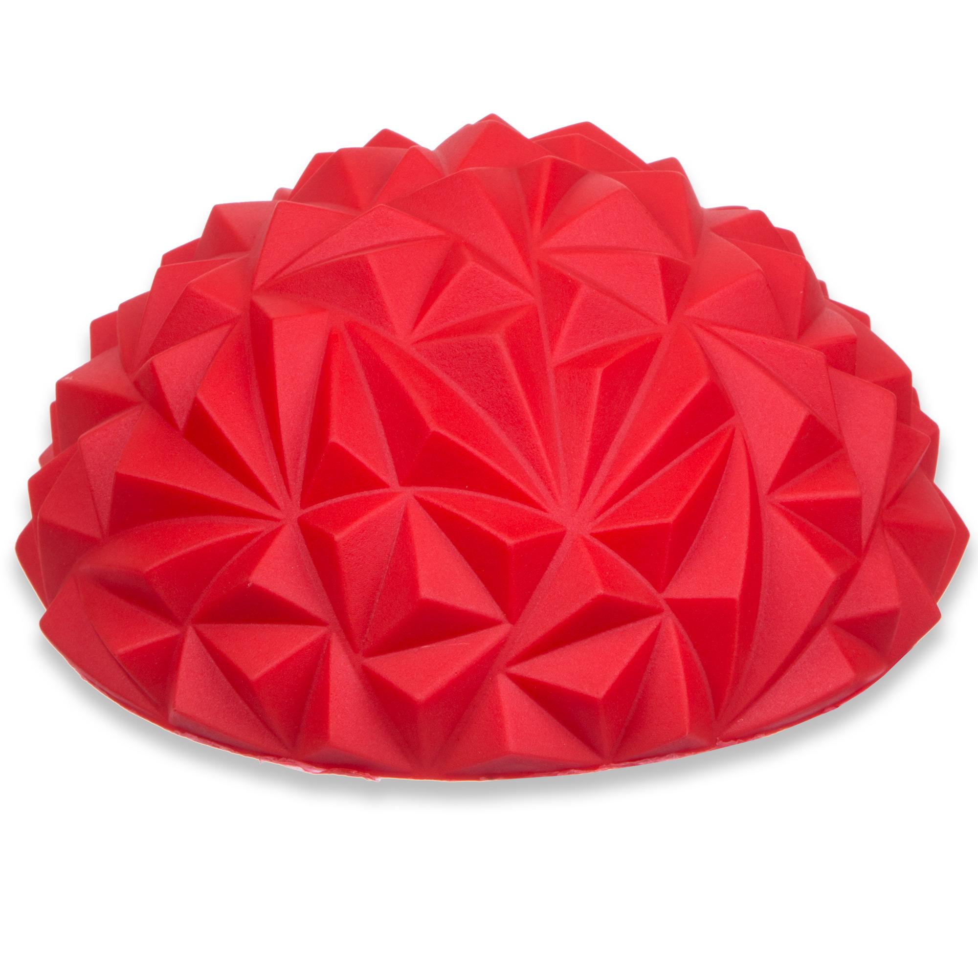 Полусфера массажная балансировочная SP-Sport Balance Kit FI-1726-DIAMOND диаметр 16 см Красный (NA001490)