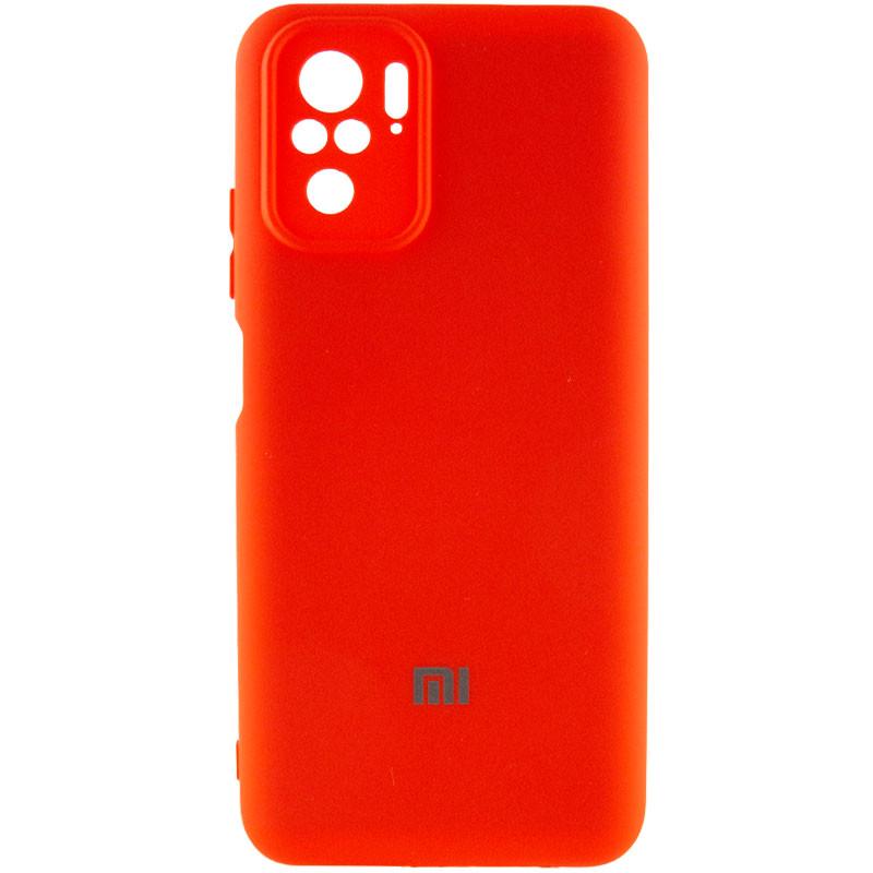 Противоударный чехол Silicone Cover My Color Full Camera (A) для Xiaomi Redmi Note 10 / Note 10s Красный / Red