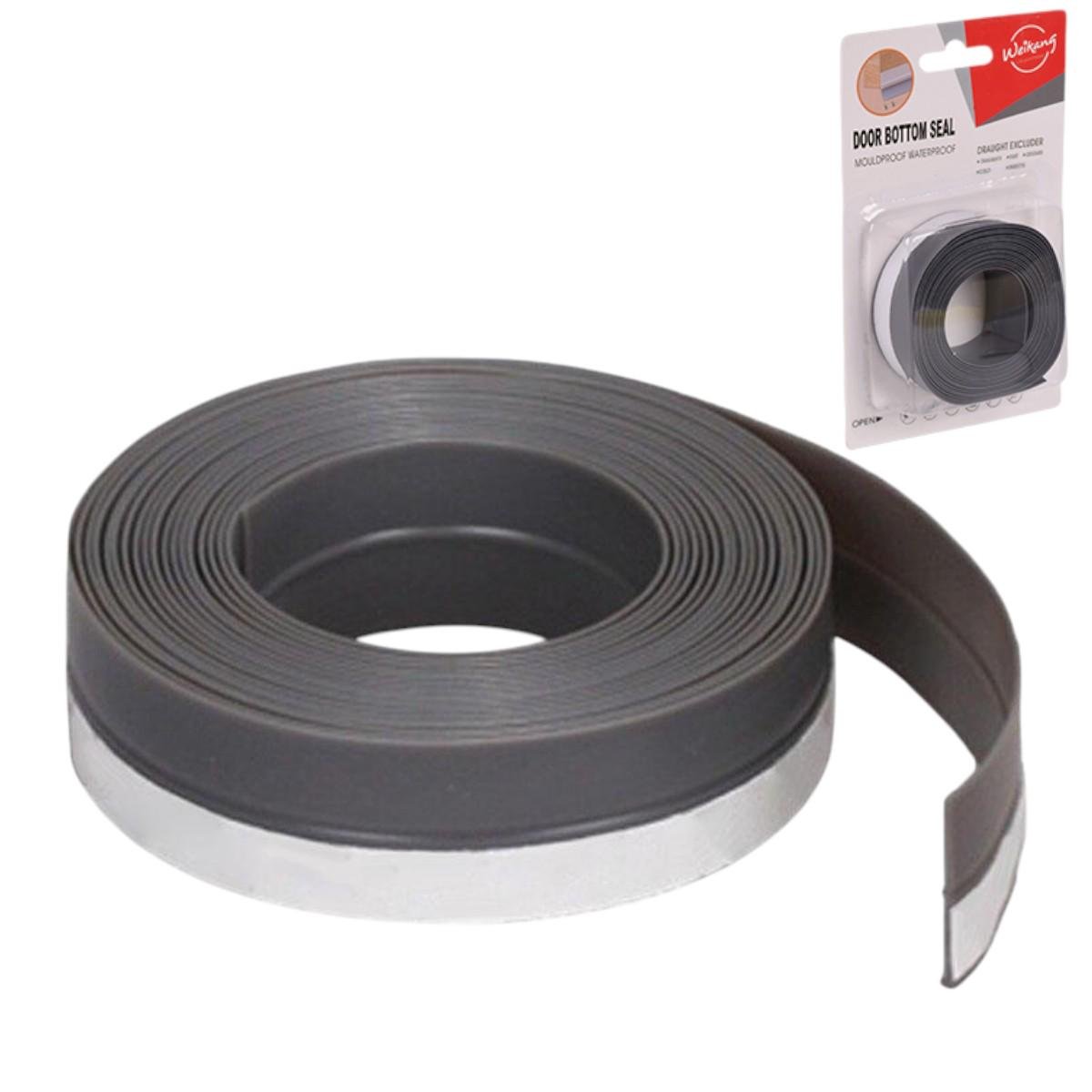 Уплотнитель для дверей Weikan самоклеящийся 25х0,6х3 м (R35863) - фото 2 Уплотнитель для дверей Weikan самоклеящийся 25х0,6х3 м (R35863) - фото 2