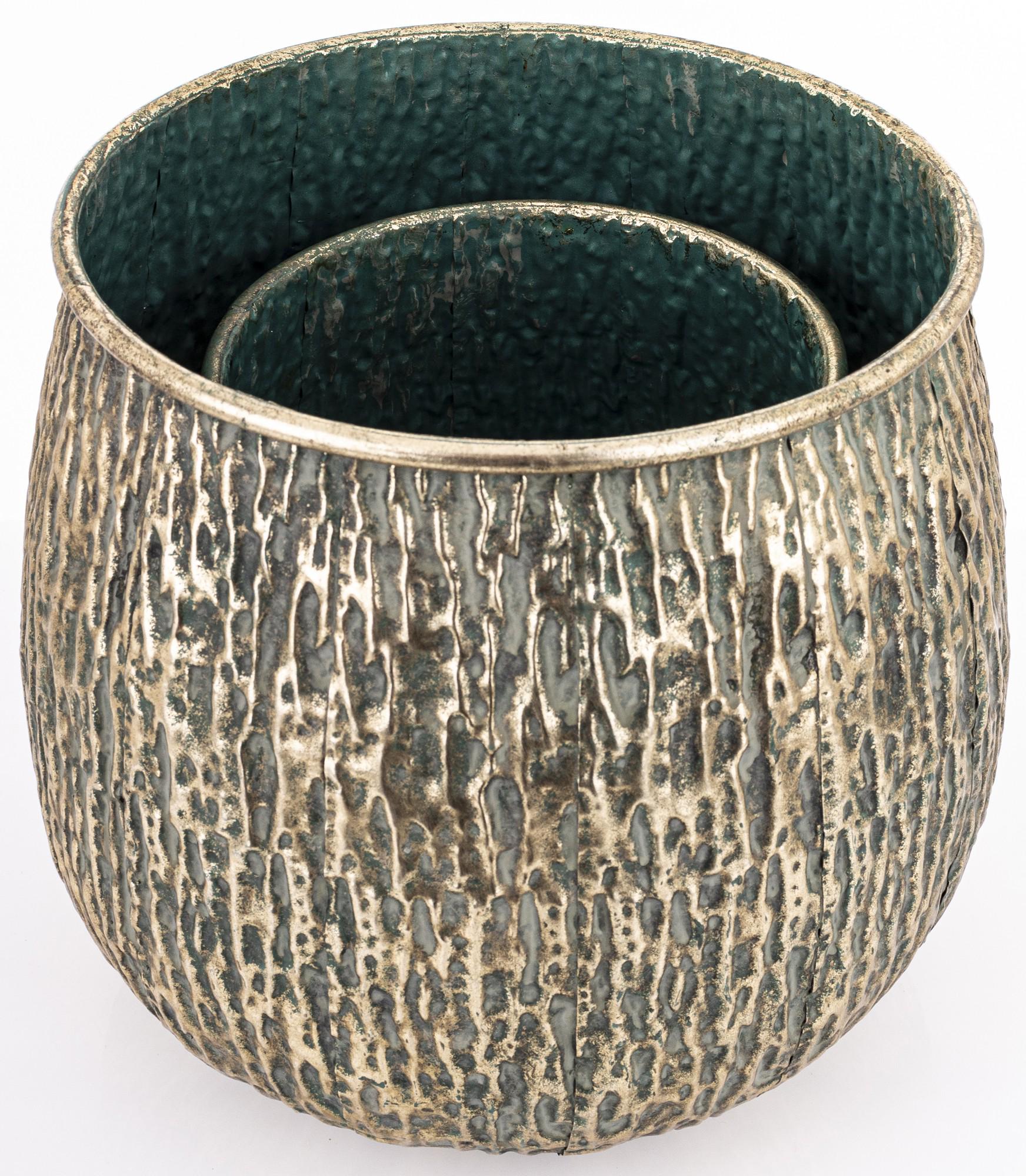 Кашпо металлическое 30x32x32 см (168314-в) - фото 3 Кашпо металлическое 30x32x32 см (168314-в) - фото 3