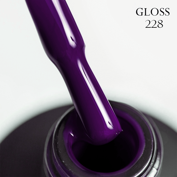 Гель-лак GLOSS 228 11 мл Глубокий фиолетовый (55853) Гель-лак GLOSS 228 11 мл Глубокий фиолетовый (55853)