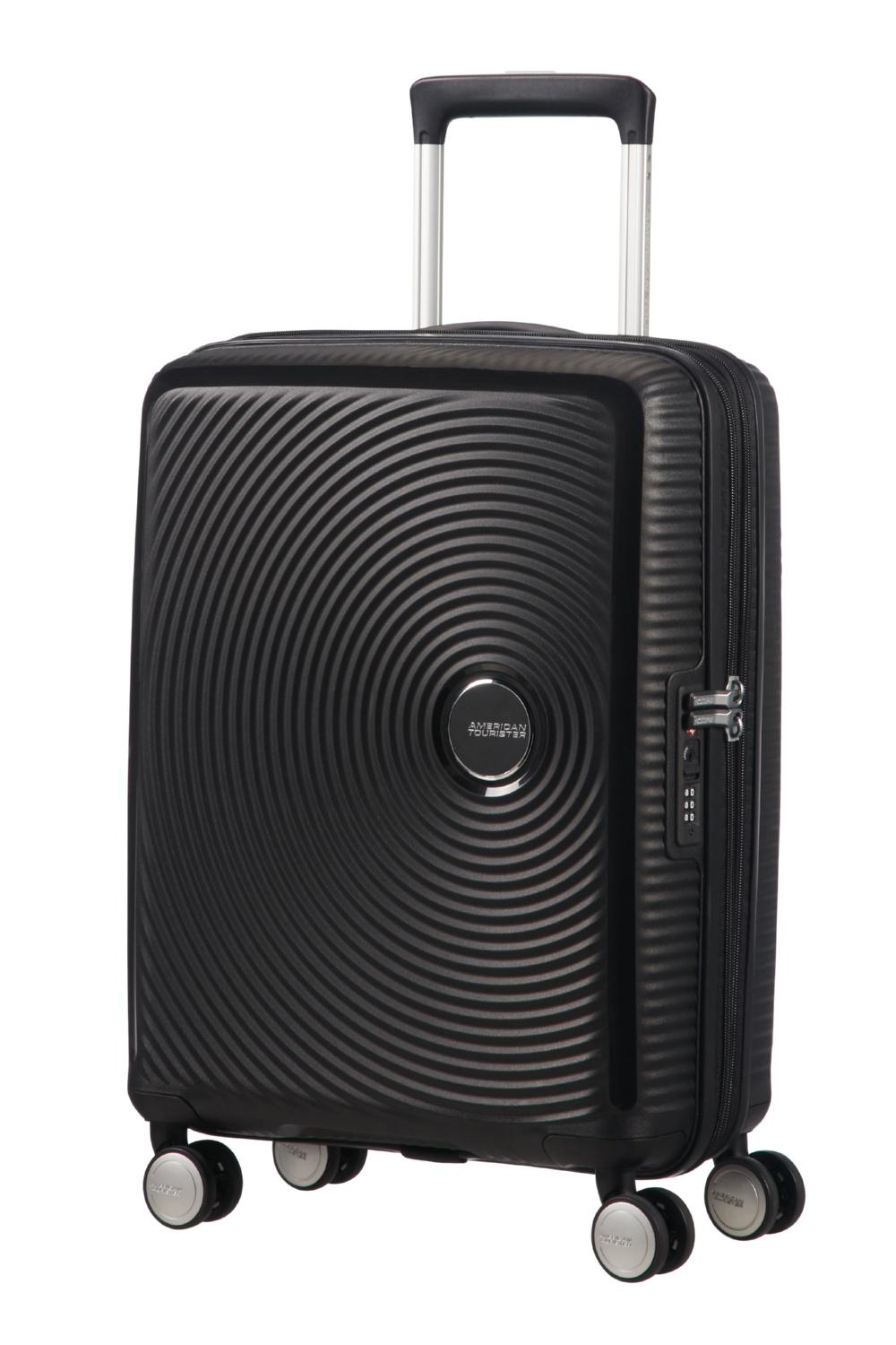 Валіза з розширенням American Tourister Soundbox 55x40x20/23 см Чорний (32G-09001) - фото 2