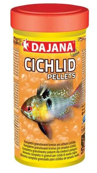 Корм для крупных и средних цихлид Dajana CICHLID PELLETS в гранулах 250 мл/115 гр (1378578134)