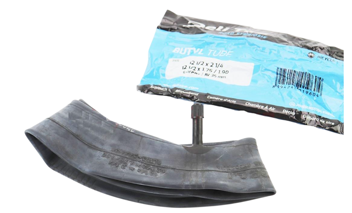 Велокамера Deli 12"1/2x1,75/1,90 AV35 мм прямой ниппель (401388)