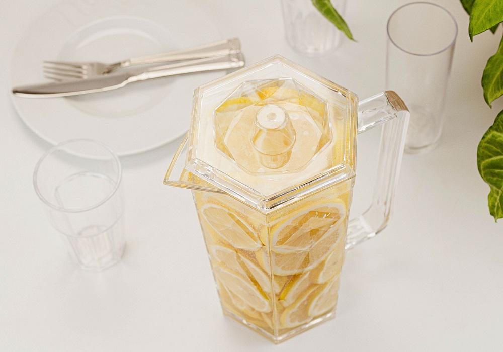 Кувшин из поликарбоната One Chef прозрачный небьющийся 2,3 л h 24,5 см d 13 см - фото 4 Кувшин из поликарбоната One Chef прозрачный небьющийся 2,3 л h 24,5 см d 13 см - фото 4