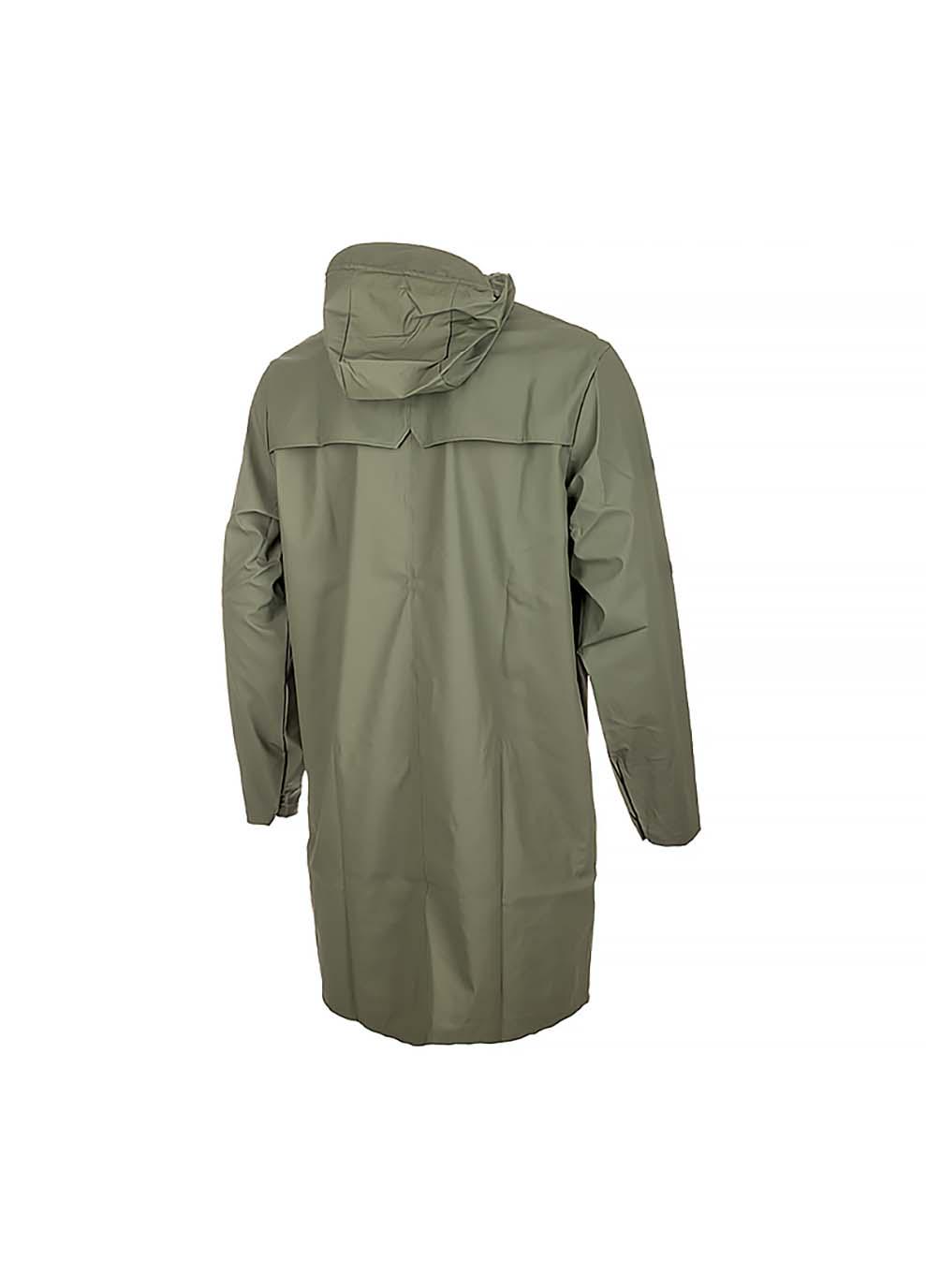 Куртка мужская Rains Long Jacket 2XS-XS Зеленый (7d1202-Olive 2XS-XS) - фото 2