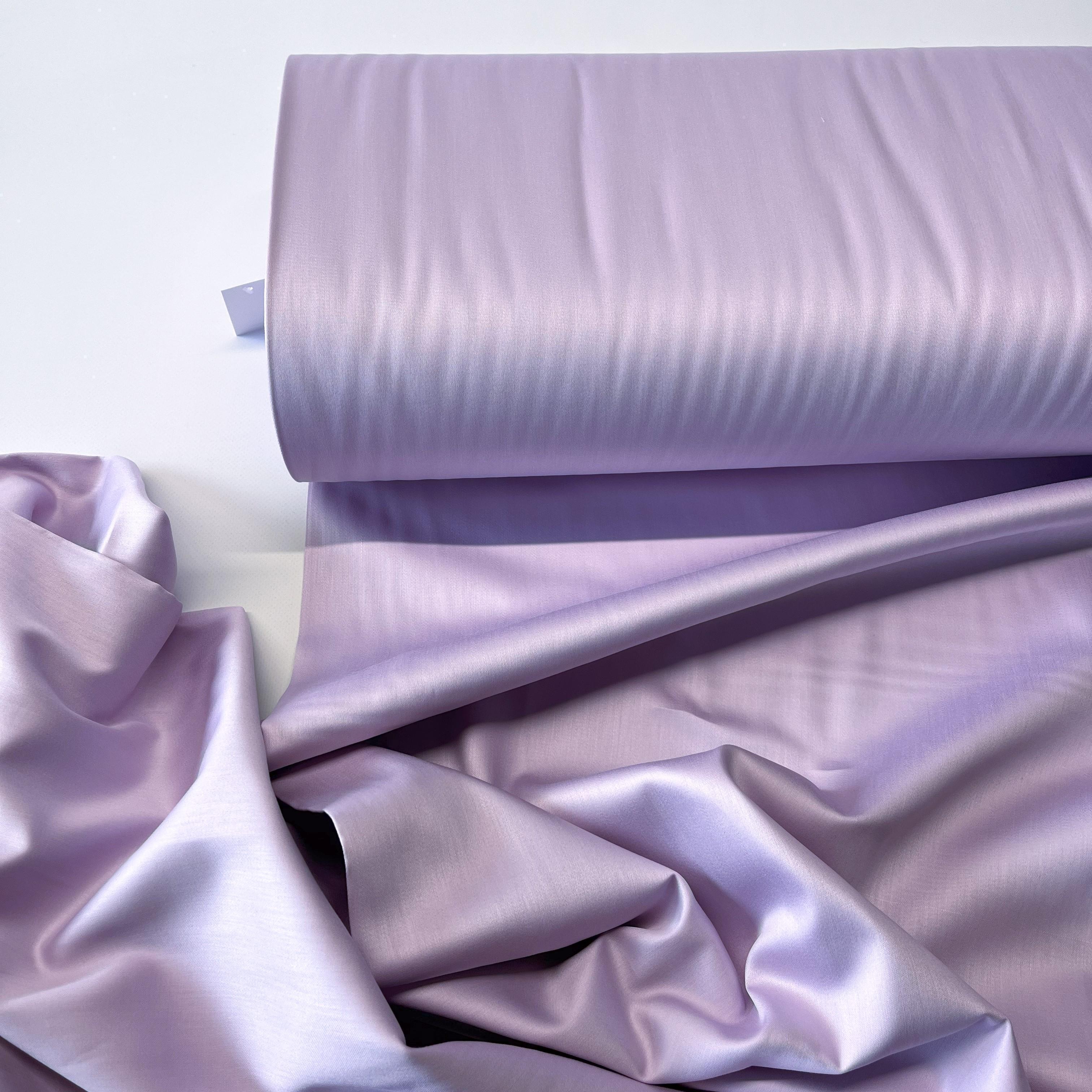 Ткань для постельного белья сатин однотонный хлопок 240 см Фиолетовый (ST-3011)