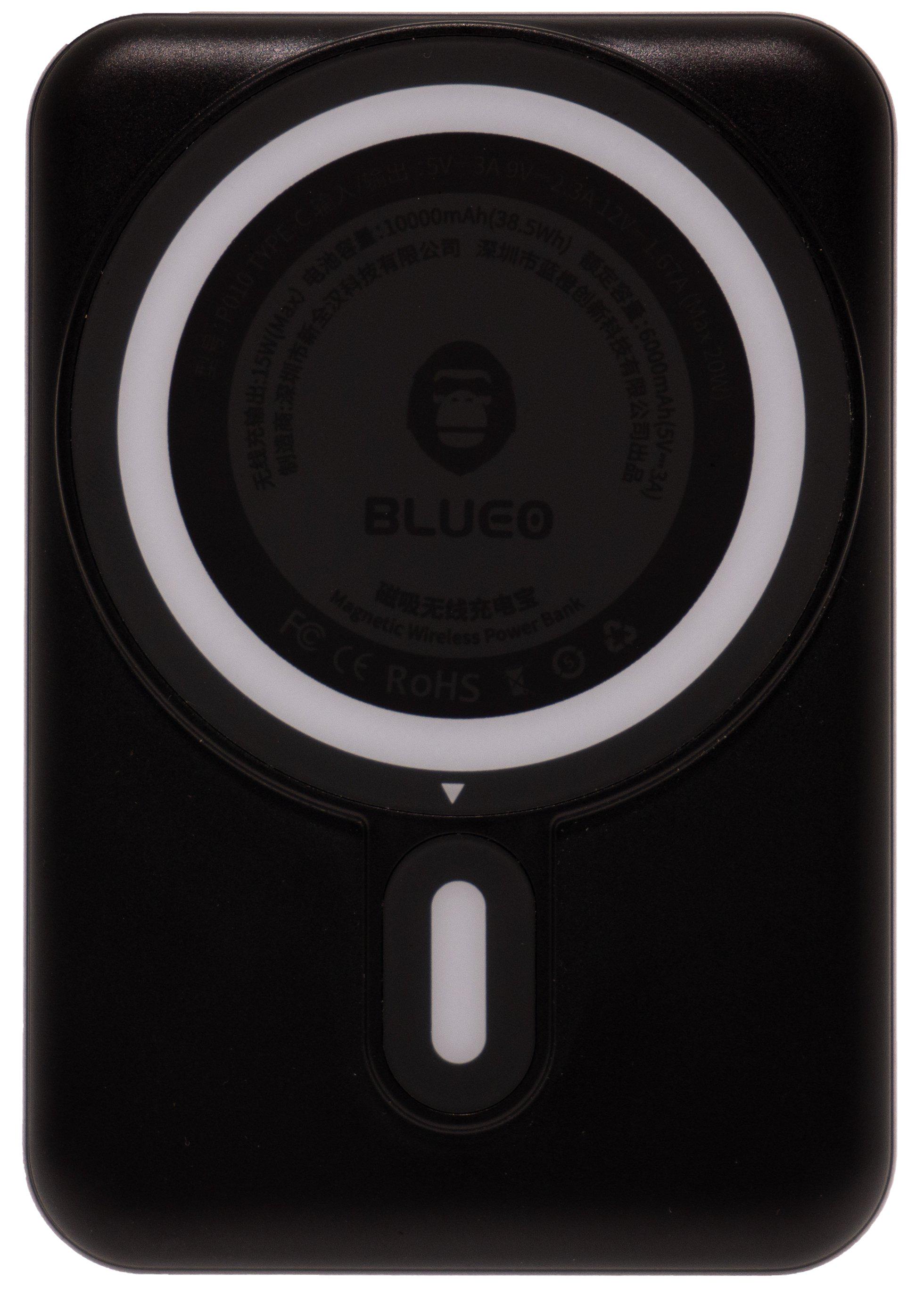 Повербанк УМБ Blueo MagSafe Battery Pack 10000 mAh Black
